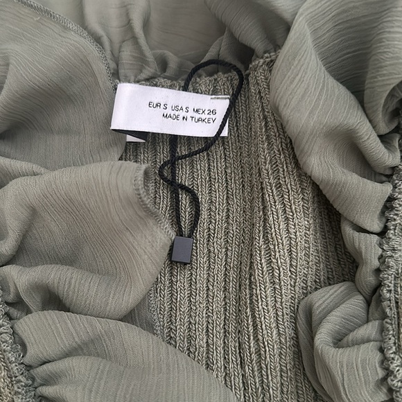 Zara Ruffled Knit Cardigan - Picture 3 of 3